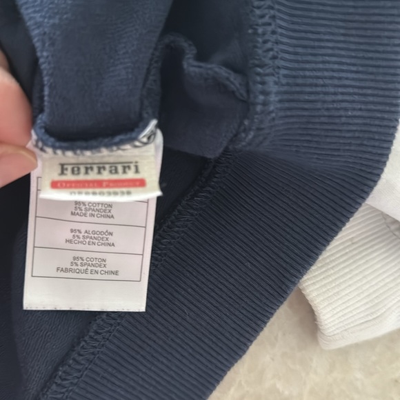 Men’s Ferrari Hoodie Zip with pockets sweatshirt L - Picture 7 of 7